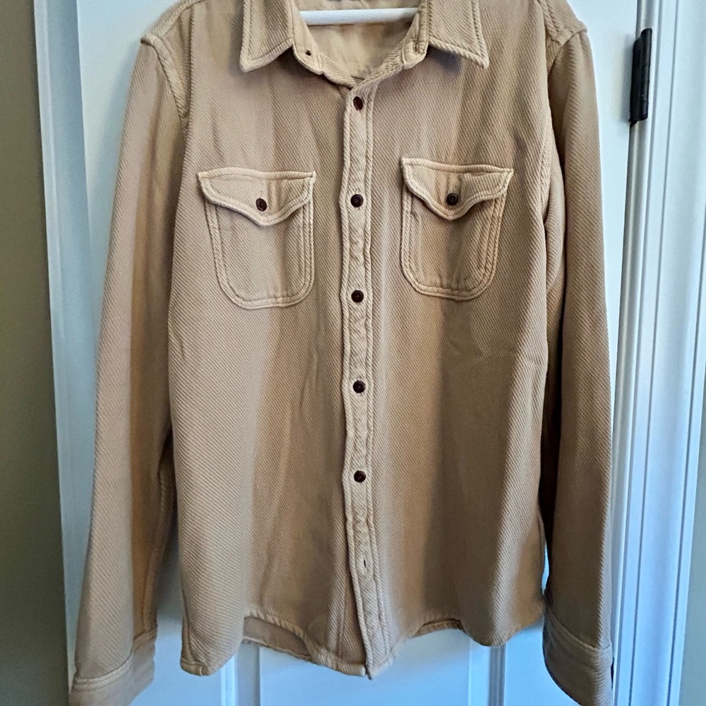 GENUINE Outerknown Chroma Blanket Shirt size large